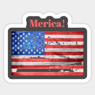 Merica Sticker